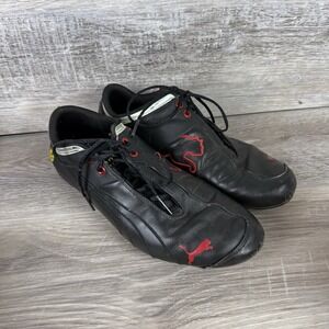 Puma x Ferrari Future Cat Motorsport Shoes Black Red Mens Size US 10.5‎ UK 9.5